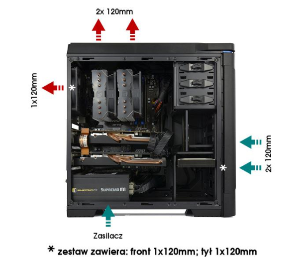 SilentiumPC Brutus M25 Pure Black - USB 3.0 - 200807 - zdjęcie 8